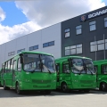 Газовым автобусам ПАЗ - зеленый цвет